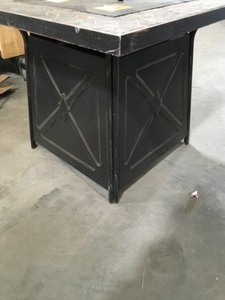 lot 32 image: ASSORTED FIRE PIT WITH ROCKS SEE PICS