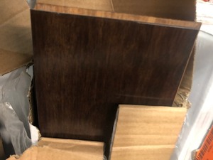 lot 45 image: 45 Cases Home Decorators Collection Strand Woven Java 12 in. T x 5-18 in. W x 72 in. L Solid Bamboo Flooring not used