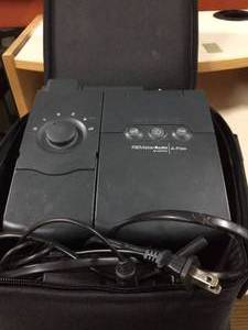 lot 11 image: MSRP $1000&nbspRespironics REMstar Auto M Series With A-Flex Self Adjusting Pressure CPAP Machine, Humidifier, and Smart Card & Travel Case Good Working Condition