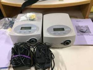 lot 16 image: MSRP $400 Each - WOW 2 Puritan Bennett Goodknight 420S TRAVEL CPAP Machines - Both Included Are In Good Working Condition