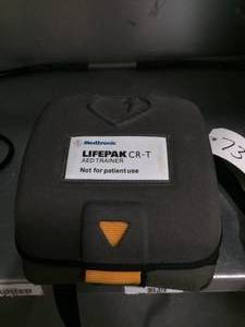 lot 30 image: LIFEPAK CR-T AED Trainer Training System - Guides Users Through Simulated Analysis, Energy Delivery and Prompted CPR Intervals - Great Working Condition