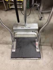 lot 54 image: Scale-tronix Medical Portable Digital Weighing Scale With Hand Rail - Good Working Condition