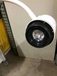 lot 56 image: General Medical Gooseneck Halogen 35 Exam Light Model 81-016110 115 Volts