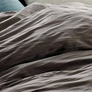 Easton Velvet 3-Piece Cotton Blend King Duvet Cover Set in Taupe, 40139D-K-Taupe