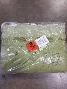 LaCrosse Down Fern Green Cotton Throw Blanket