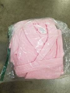 Cotton Adult SmallMedium Pink Lady Bath Robe RK34-SM-PNKLDY