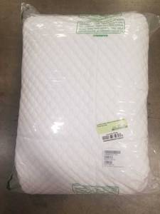 Comfort Cushion Memory Foam Mattress Pad White Size King mb24-k-white