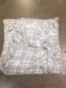 Frasier Yarn Dyed Plaid Organic Flannel Queen Fitted Sheet,  50429B-Q-MULTI
