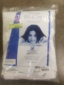 Dust-Mite Proof Cotton Comforter Protector White, DS37-T-WHITE