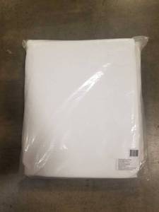 Pawling White Solid Cotton King Matelasse Coverlet, 50532Q-K-WHITE