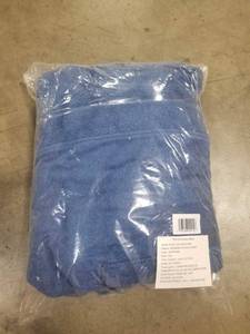 Cotton Womens LargeExtra Large Sapphire Hooded Bath Robe  RL06-LXL-SAPPHIRE