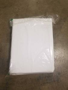 Organic White Solid Sateen King Duvet Cover - D1X8-K-WHITE