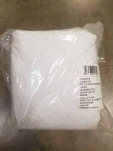 Quiet Waterproof Quilted Cotton Mattress Pad MB21-Q-WHITE