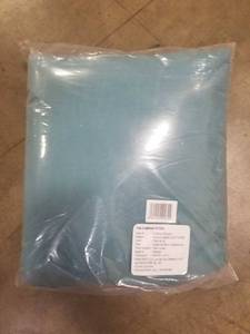 Cotton Teal Blue Solid Flannel Queen Duvet Cover D1G9-Q-TEALBLU