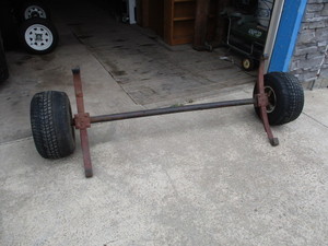 Trailer Axle and Wheels