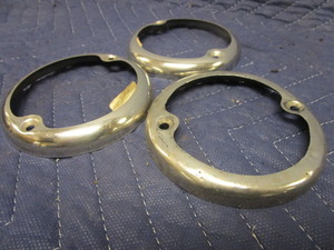 lot 638 image: 1936 FORD TAILLIGHT TRIM RINGS