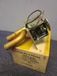 lot 733 image: 1955-1956 AMERICAN MOTORS HEATER CONTROL VALVE, FOR 40-80 SERIES STATESMAN & AMBASSADOR