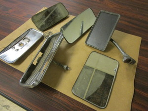 lot 834 image: UNIDENTIFIED AUTO MIRRORS AND FRAMES