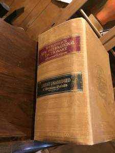 lot 52 image: 1934 Dictionary And Ornate Book Stand