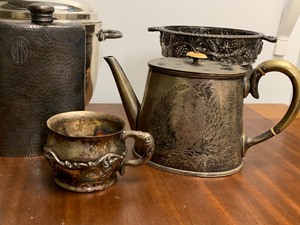 lot 92 image: Silver Plate Items