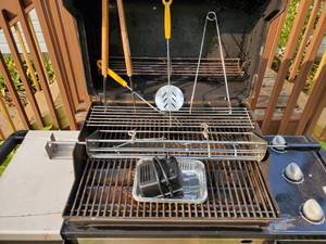 Weber Grill with Propane Tank and Accessories