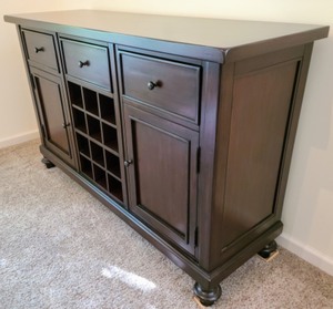 Pottery Barn Dark Wood Buffet