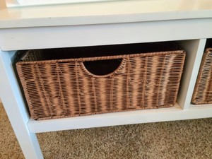 White Entryway Bench and Wall Rack