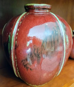 Pair of Decorative Asian Ceramic Vases