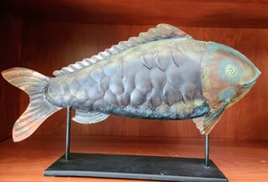 Decorative Metal Fish Sculpture