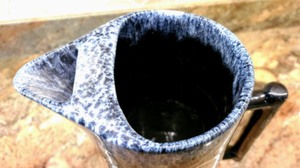 Blue Van Briggle Pottery Pitcher