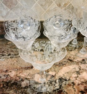 Etched and Pressed Glassware