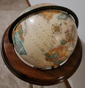 Vintage Replogle Globe on Stand