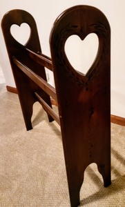 Mahogany Quilt Rack