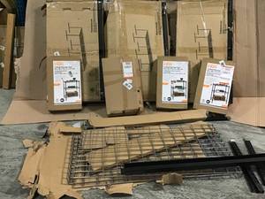 lot 2 image: ASSORTED 3 TIER SHELF STORAGE 24X14X30  all costumer returns