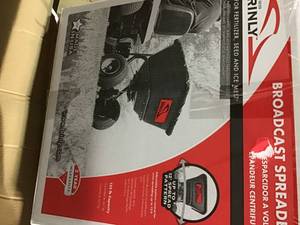 lot 33 image: Brinly Broadcast Spreader not used