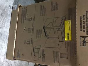 lot 37 image: Hampton Assembled 24x34.5x24 in. Base Kitchen Cabinet in Unfinished Beech not used