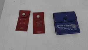 lot 16 image: Brown & Sharpe Wiggler Set #795 & 2 - Starrett Taper Gage .500 to 1.000