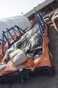 Large Frost Blankets with StorageHauling Rack