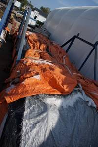 Large Frost Blankets with StorageHauling Rack