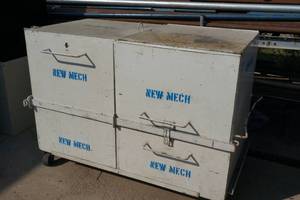 Metal Rolling Jobsite Storage Box