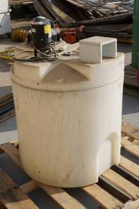 Plastic Storage Tank with Agitator