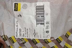 (2) Viega 20703 3x3x2-12 Pro Press Copper Tee