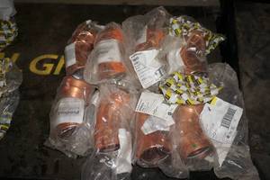 (8) Viega 20653 Pro Press 2-12 Copper 45 Elbow