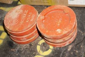 (6) Victaulic 60 Painted Caps