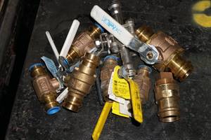 Brass Press On Valves and Fittings