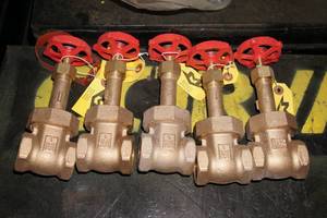 (5) 1 Brass Valves
