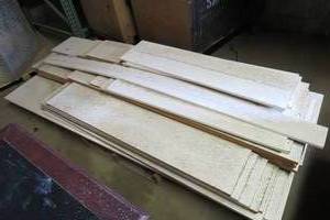 Pallet of Particle Board Shelves