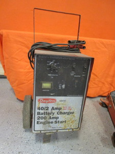 Battery ChargerBooster & Floor Jack (both need work)