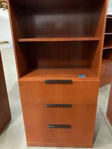 Bookcase With 3-Drawer Lower Storage