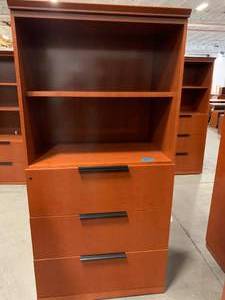 Bookcase With 3-Drawer Lower Storage